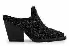 Vintage Havana Boots/ Booties | Women DANTE - BLACK RHINESTONES Black Rhinestones