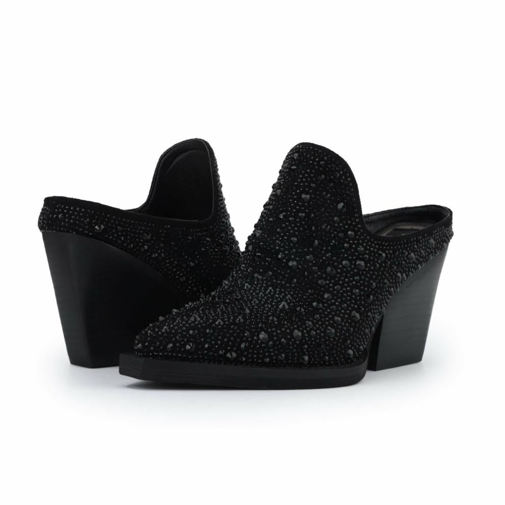 Vintage Havana Boots/ Booties | Women DANTE - BLACK RHINESTONES Black Rhinestones