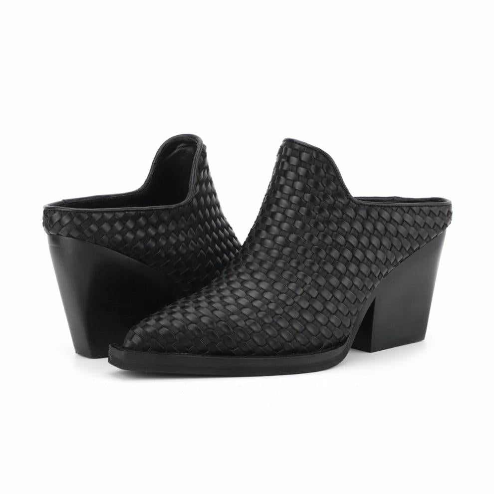 Vintage Havana Boots/ Booties | Women DANTE - BLACK WOVEN Black Woven