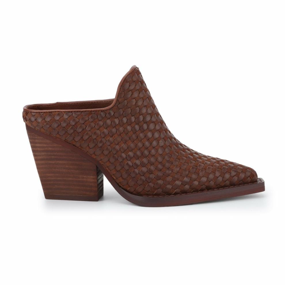 Vintage Havana Boots/ Booties | Women DANTE - BROWN WOVEN Brown Woven