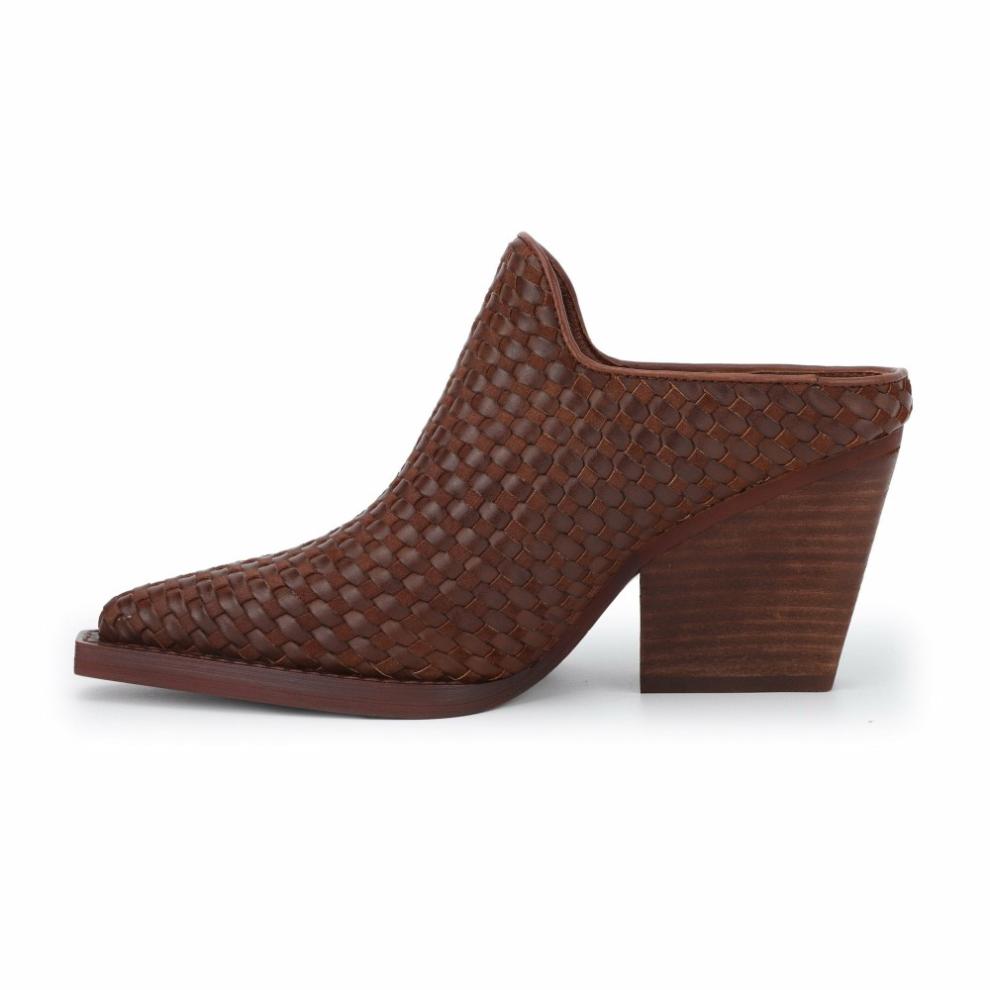 Vintage Havana Boots/ Booties | Women DANTE - BROWN WOVEN Brown Woven