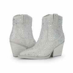 Vintage Havana Boots/ Booties | Women GAREN - SILVER RHINESTONE Silver Rhinestone