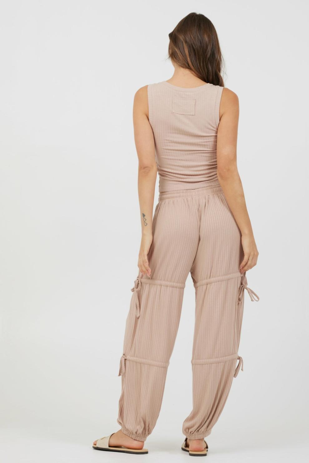 Vintage Havana Casual Tops | Women Nude Wide Rib Fitted Tank Nude