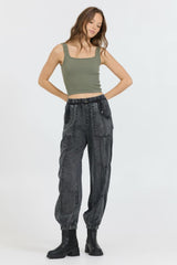 Vintage Havana Casual Tops | Women Olive Seamless Tank Top Olive