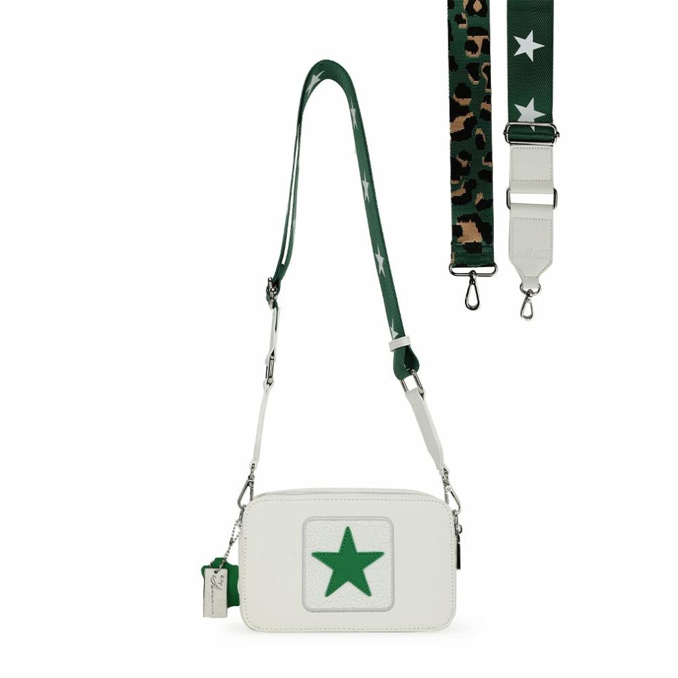 Vintage Havana Crossbody | Women LEGEND 7 BAG - WHITE GREEN
