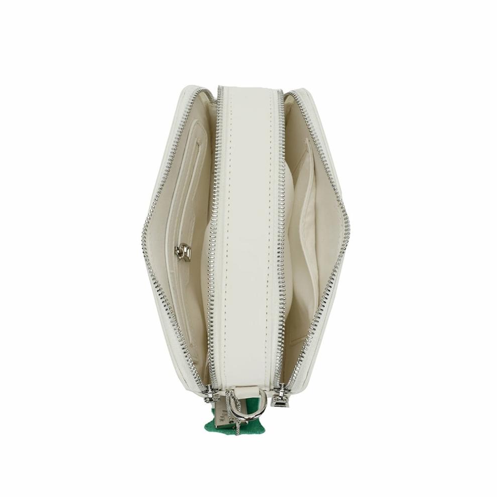Vintage Havana Crossbody | Women LEGEND 7 BAG - WHITE GREEN