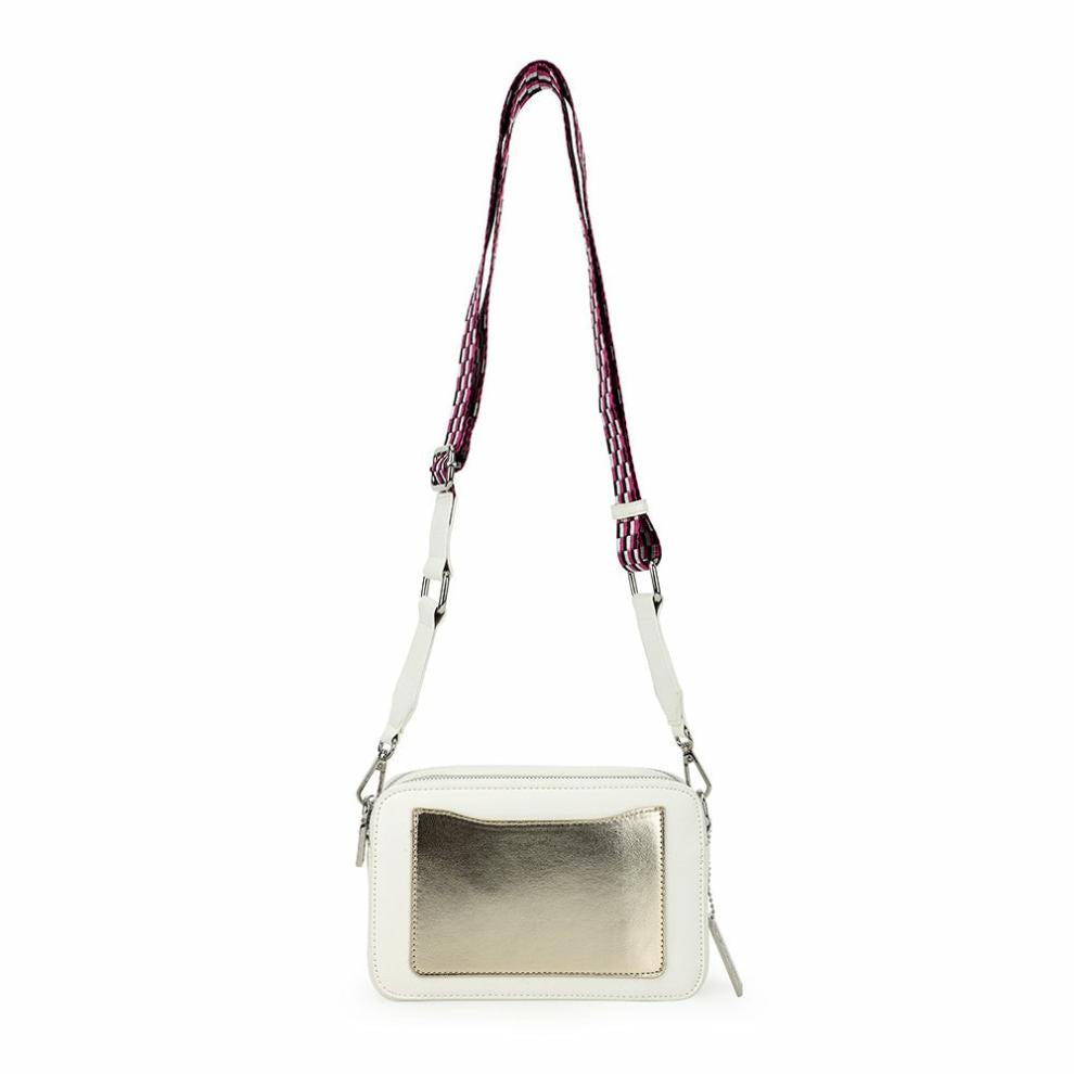 Vintage Havana Crossbody | Women LEGEND BAG - WHITE/ GOLD