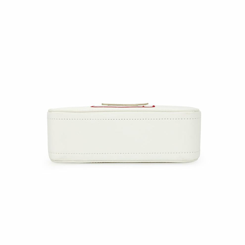 Vintage Havana Crossbody | Women LEGEND BAG - WHITE/ GOLD