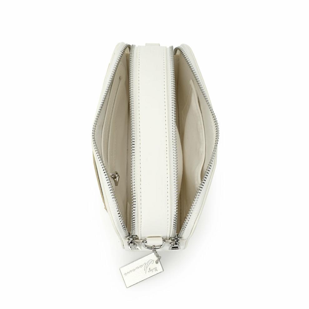 Vintage Havana Crossbody | Women LEGEND BAG - WHITE/ GOLD