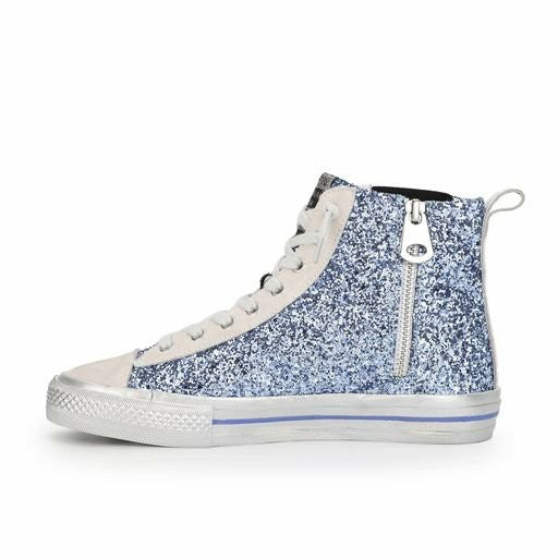 Vintage Havana High Tops | Women ALIVE HIGH - BLUE GLITTER Blue Glitter