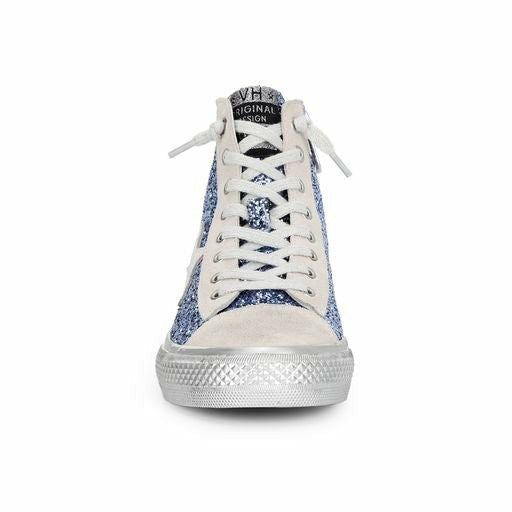 Vintage Havana High Tops | Women ALIVE HIGH - BLUE GLITTER Blue Glitter