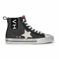 Vintage Havana High Tops | Women ALIVE HIGH - GREY CANVAS Gray Canvas