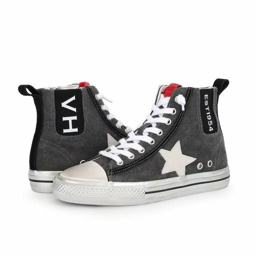 Vintage Havana High Tops | Women ALIVE HIGH - GREY CANVAS Gray Canvas