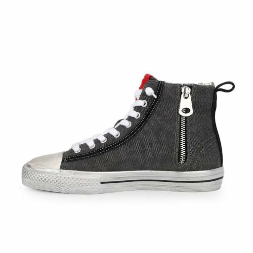 Vintage Havana High Tops | Women ALIVE HIGH - GREY CANVAS Gray Canvas