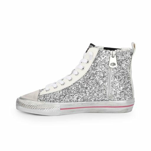 Vintage Havana High Tops | Women ALIVE HIGH - SILVER GLITTER MULTI Silver Glitter Multi