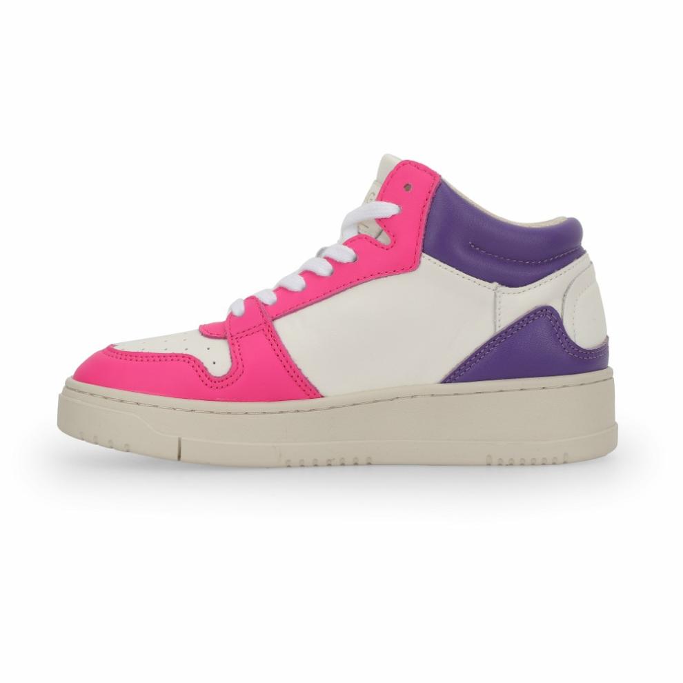 Vintage Havana High Tops | Women CELESTE 1 - WHITE PINK PURPLE White Pink Purple