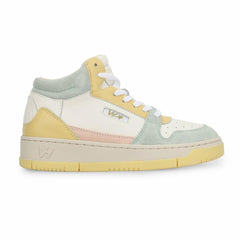 Vintage Havana High Tops | Women CELESTE 2 - WHITE PALE YELLOW MINT White Pale Yellow Mint