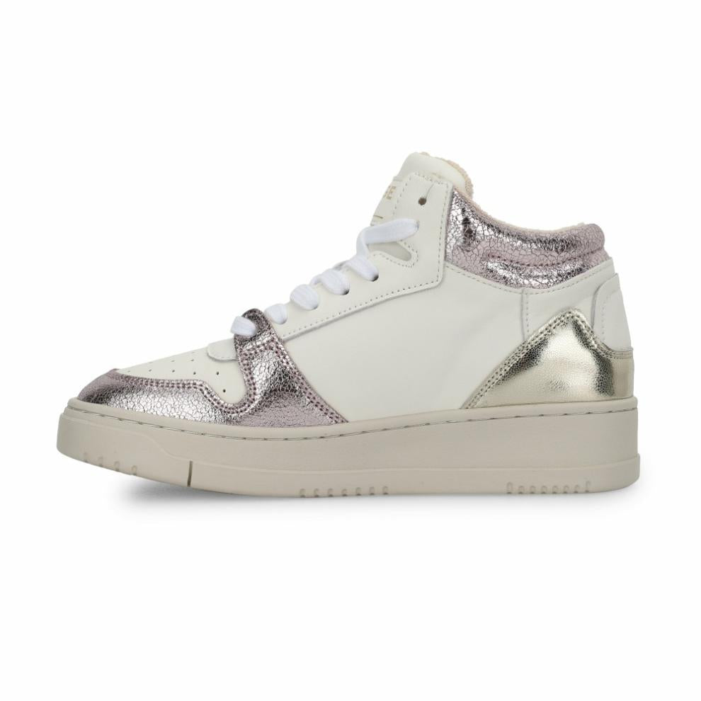 Vintage Havana High Tops | Women CELESTE 3 - WHITE METALLIC White Metallic