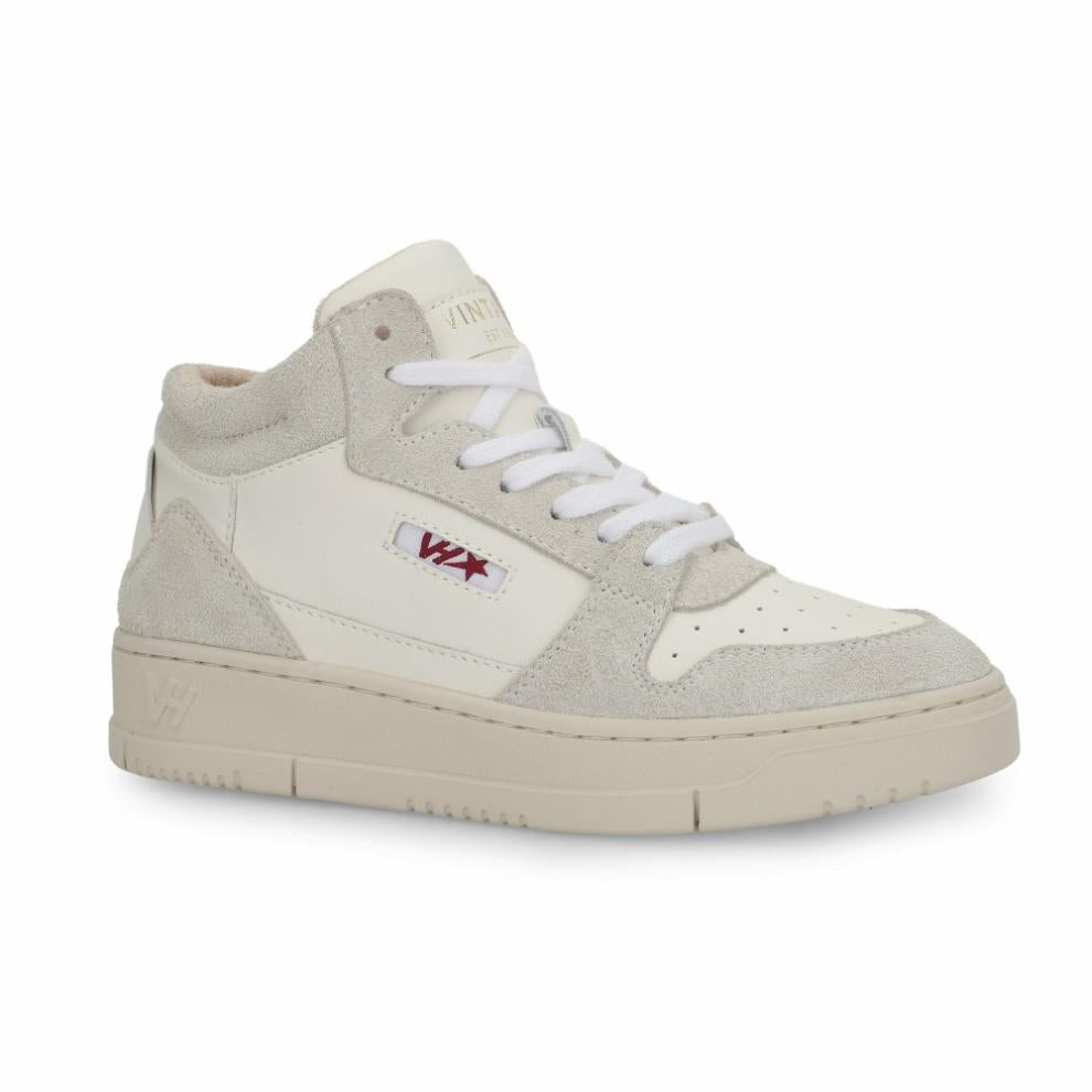Vintage Havana High Tops | Women CELESTE 4 - WHITE GREY White Grey