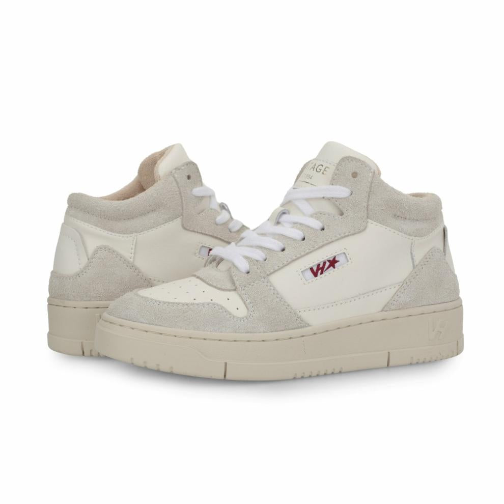 Vintage Havana High Tops | Women CELESTE 4 - WHITE GREY White Grey