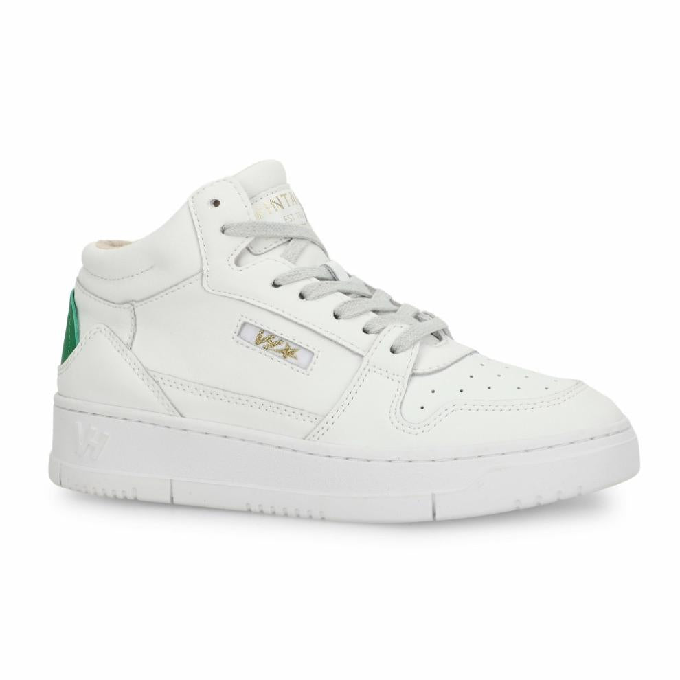 Vintage Havana High Tops | Women CELESTE 5 - WHITE GREEN White Green