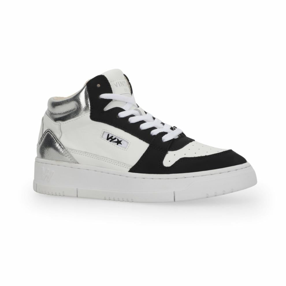 Vintage Havana High Tops | Women CELESTE 6 - WHITE BLACK White Black