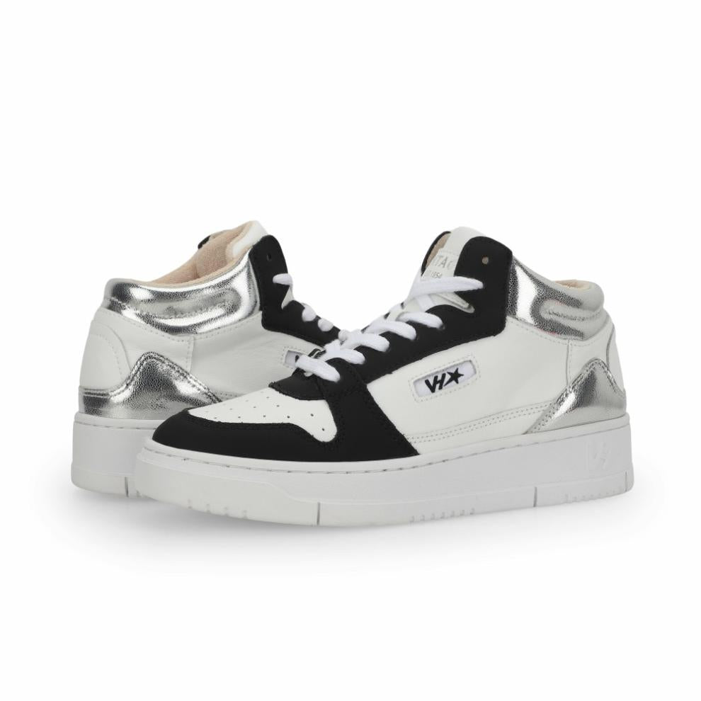 Vintage Havana High Tops | Women CELESTE 6 - WHITE BLACK White Black