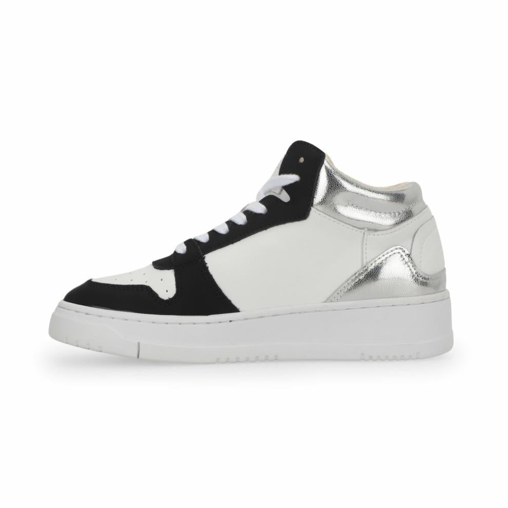 Vintage Havana High Tops | Women CELESTE 6 - WHITE BLACK White Black