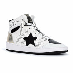 Vintage Havana High Tops | Women Dream 8- Black White Multi With Inside Zipper Black White Multi