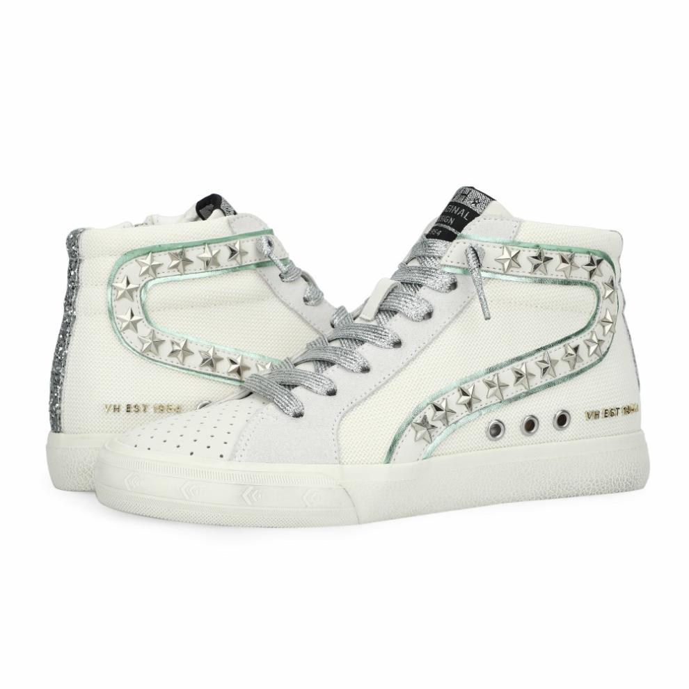 Vintage Havana High Tops | Women GADOL HIGH 17 - METALLIC GREEN/WHITE Metallic Green/white
