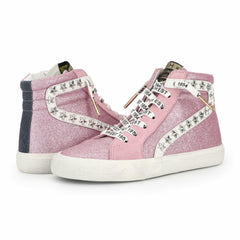 Vintage Havana High Tops | Women KIDS WALLY HIGH - PINK GLITTER Pink Glitter