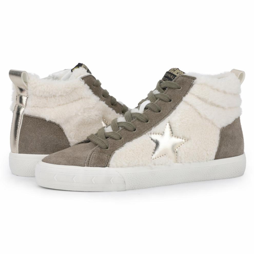 Vintage Havana High Tops | Women LESTER - OLIVE MULTI Olive Multi
