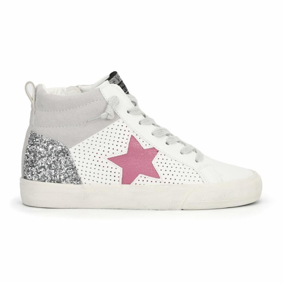 Vintage Havana High Tops | Women LESTER - WHITE GREY PINK White Grey Pink