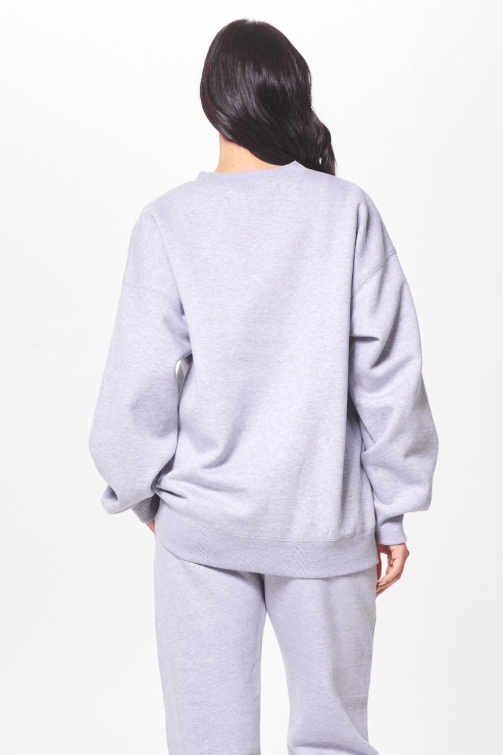 Vintage Havana Hoodies | Women Heather Grey Proweave Crewneck Sweatshirt Heather Grey