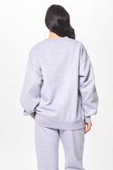 Vintage Havana Hoodies | Women Heather Grey Proweave Crewneck Sweatshirt Heather Grey