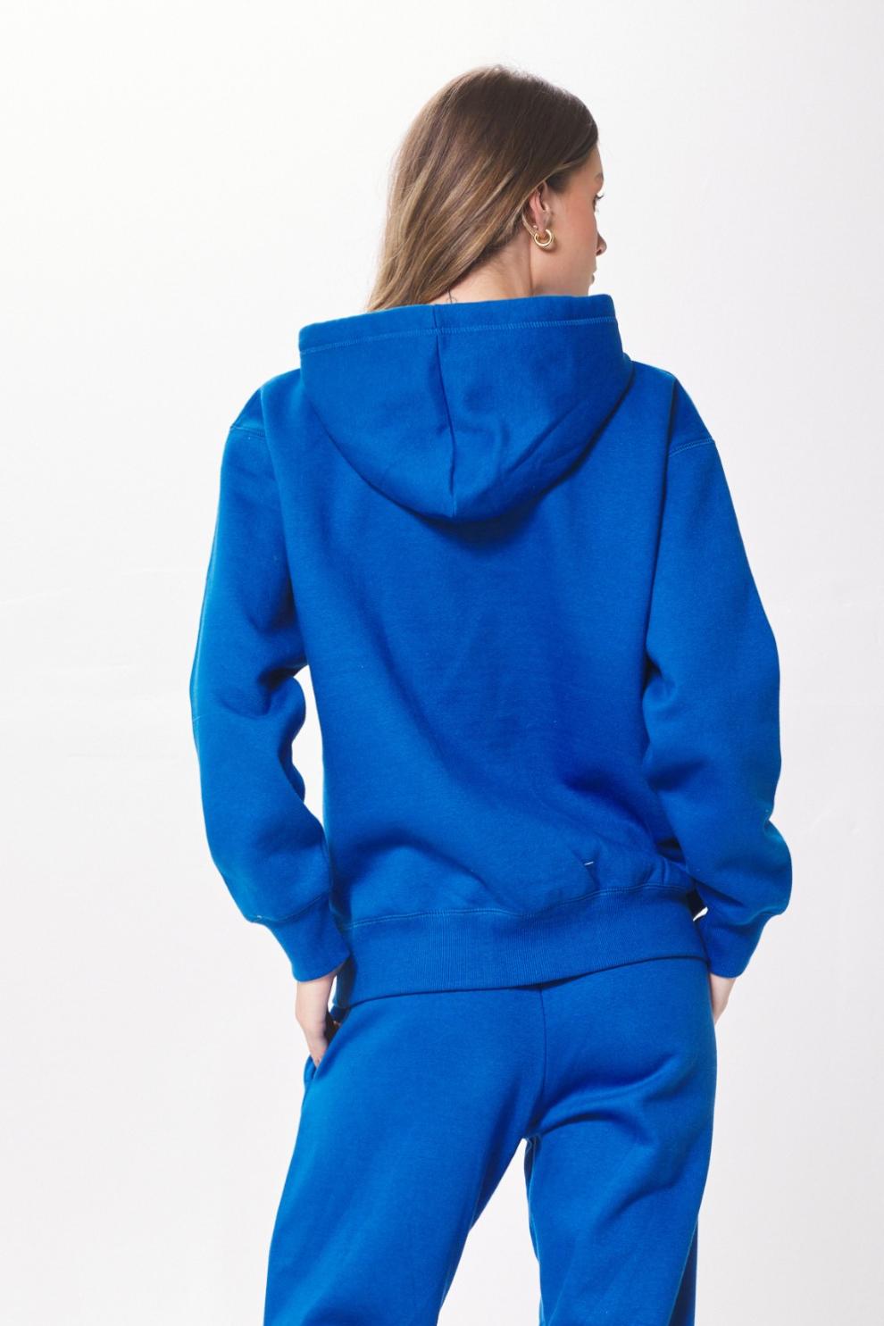 Vintage Havana Hoodies | Women Vivid Blue Proweave Hoodie Vivid Blue