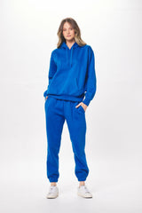 Vintage Havana Hoodies | Women Vivid Blue Proweave Hoodie Vivid Blue