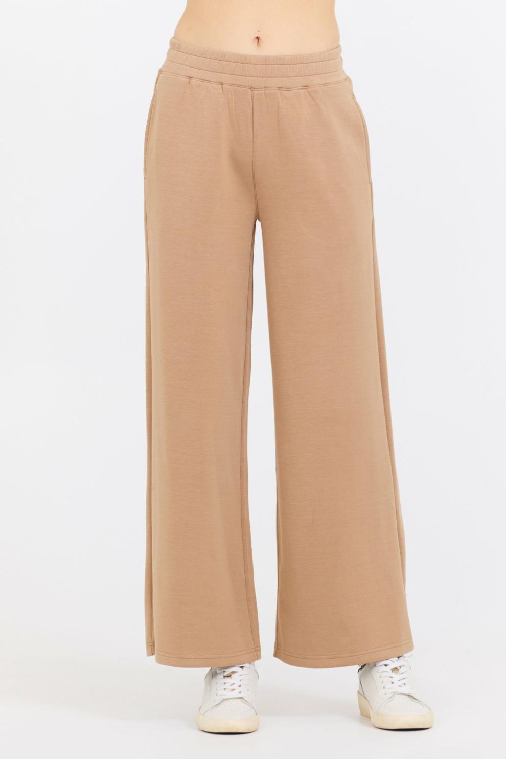 Vintage Havana Joggers | Women Caramel Cloud Fleece Flare Pant Caramel