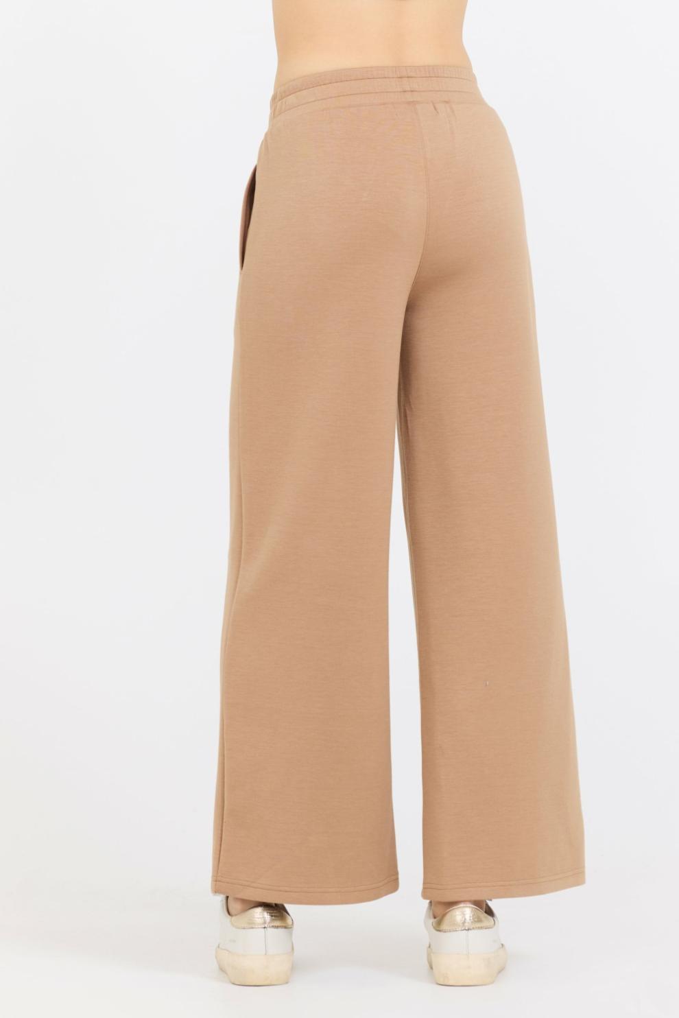 Vintage Havana Joggers | Women Caramel Cloud Fleece Flare Pant Caramel