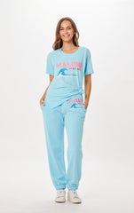 Vintage Havana Joggers | Women Tropical Blue Malibu Jet Setter Surf Wash Jogger Tropical Blue