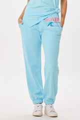 Vintage Havana Joggers | Women Tropical Blue Malibu Jet Setter Surf Wash Jogger Tropical Blue