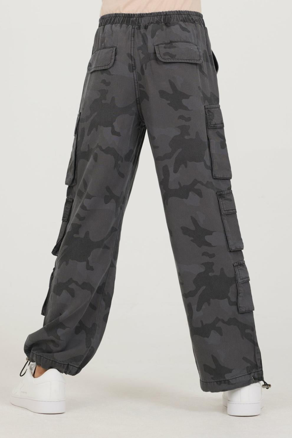 Vintage Havana Kids Bottoms | Women Kids Camo Tencel Cargo Pant Camo