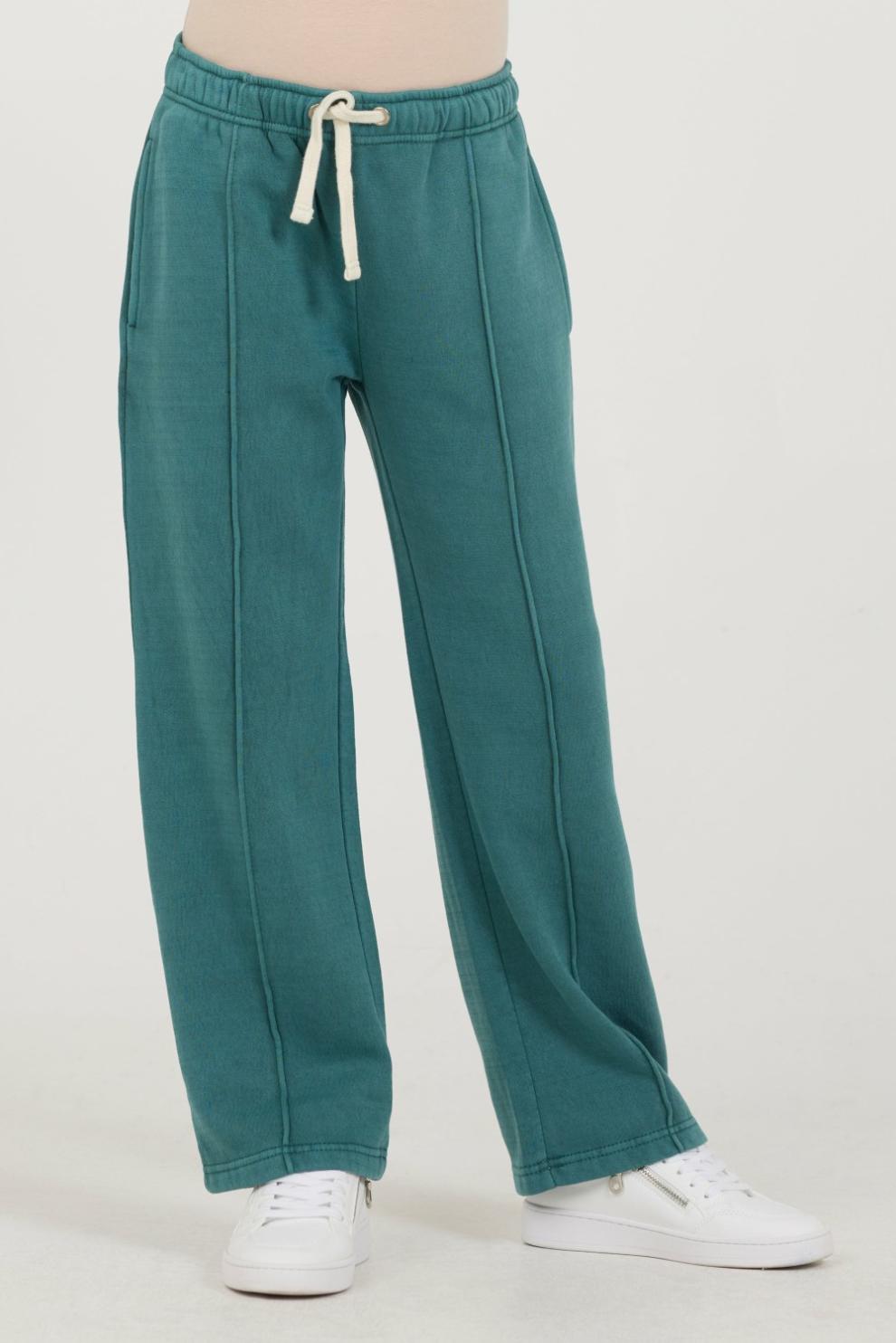 Vintage Havana Kids Bottoms | Women Kids Teal Pintuck Wide Leg Pants Teal