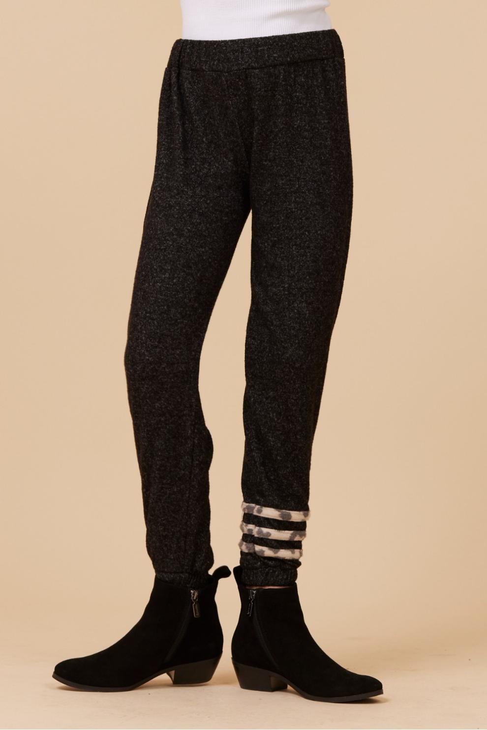 Vintage Havana Kids Bottoms | Women LEOPARD STRIPE HACCI JOGGER