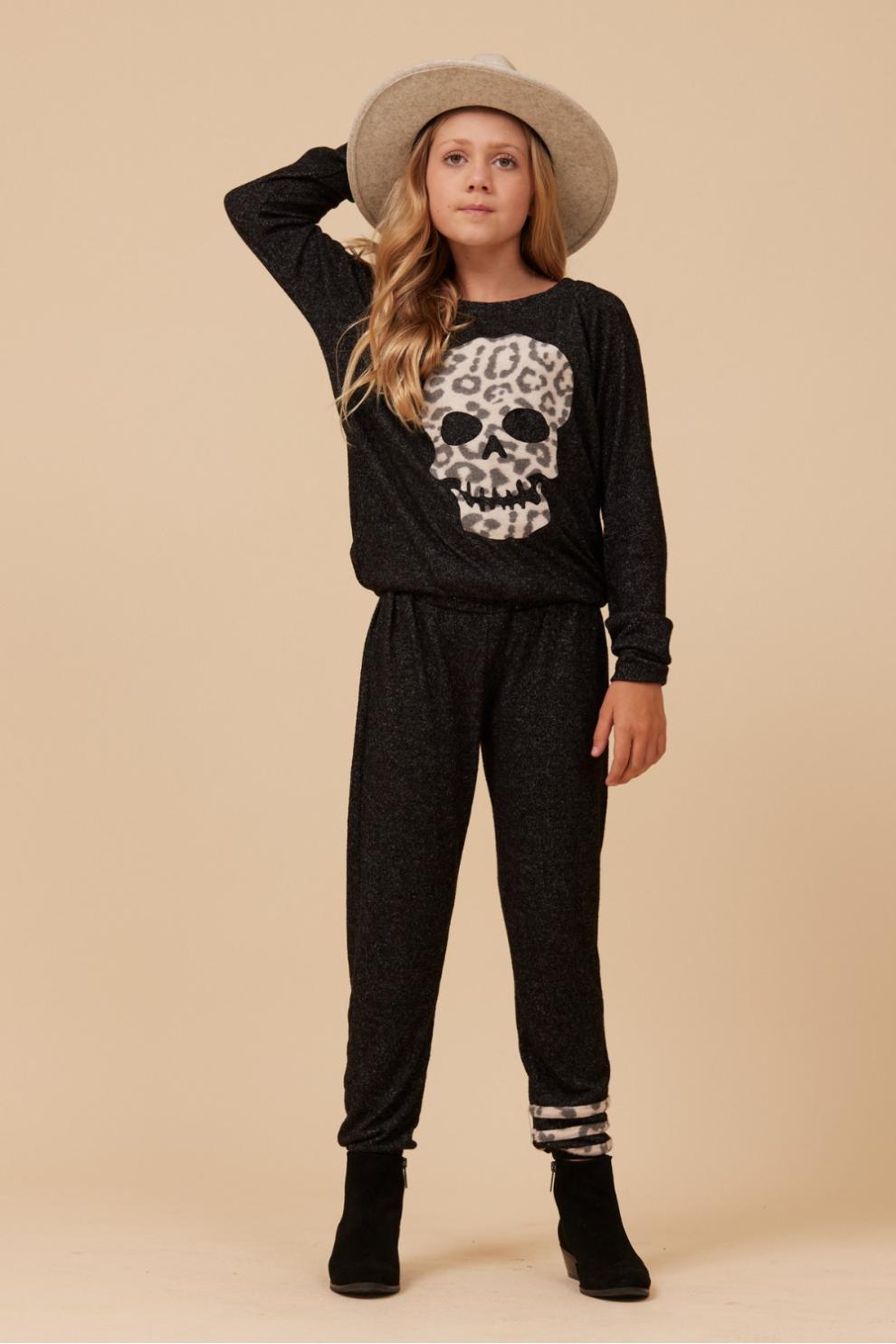 Vintage Havana Kids Bottoms | Women LEOPARD STRIPE HACCI JOGGER