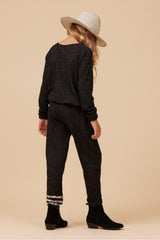 Vintage Havana Kids Bottoms | Women LEOPARD STRIPE HACCI JOGGER