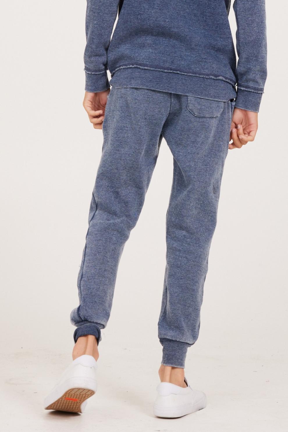 Vintage Havana Kids Bottoms | Women Unisex Cuff Bottom Sweatpants Deep Navy