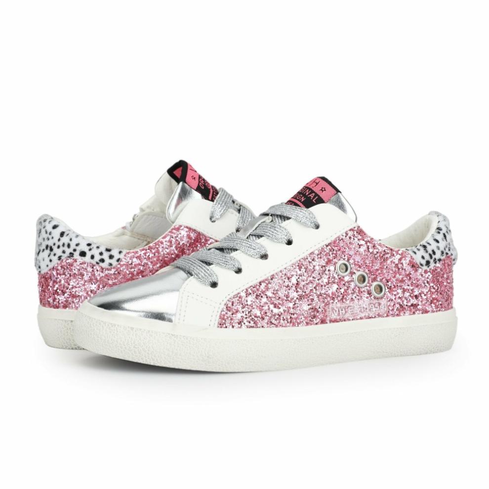 Vintage Havana Kids Sneakers | Women KIDS ADALENE - PINK GLITTER MULTI Pink Glitter Multi