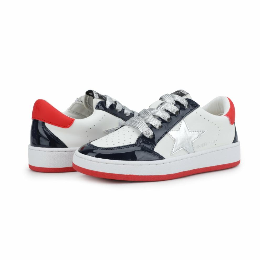 Vintage Havana Kids Sneakers | Women KIDS ARIELLA - WHITE/ PATENT/ NAVY/ RED White/ Pttnd/ Navy/ Red