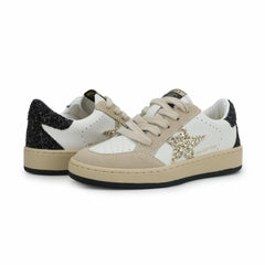 Vintage Havana Kids Sneakers | Women KIDS ARIELLA - WHITE/ TAUPE GLITTER White/ Taupe Glitter